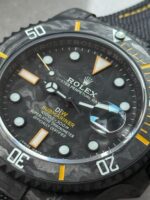 Submariner DIW Carbon VSF 1:1 Best Edition Black/Yellow Dial on Black Nylon Strap VS3135 - Image 7