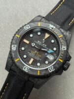 Submariner DIW Carbon VSF 1:1 Best Edition Black/Yellow Dial on Black Nylon Strap VS3135 - Image 4