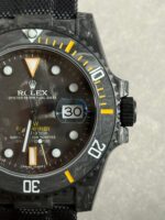 Submariner DIW Carbon VSF 1:1 Best Edition Black/Yellow Dial on Black Nylon Strap VS3135 - Image 5