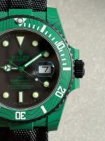 Submariner DIW Green Carbon VSF 1:1 Best Edition Black Dial on Black Nylon Strap VS3135 - Image 7