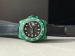 Submariner DIW Green Carbon VSF 1:1 Best Edition Black Dial on Black Nylon Strap VS3135 - Image 6