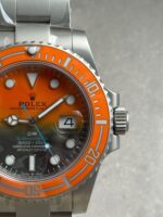 Submariner DIW Sandblasted VSF 1:1 Best Edition Orange Grey Dial on SS Bracelet VS3135 - Image 3