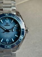 Seamaster planet ocean 39.5mm VSF 1:1 Best Edition Summer Blue Dial on SS Bracelet VS8800 V4 Super Clone - Image 4