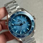 Seamaster planet ocean 39.5mm VSF 1:1 Best Edition Summer Blue Dial on SS Bracelet VS8800 V4 Super Clone