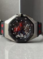 Royal Oak Concept Tourbillon “Spider-Man” QPF Best Edition on Rubber Strap - Image 4