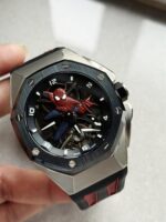Royal Oak Concept Tourbillon “Spider-Man” QPF Best Edition on Rubber Strap
