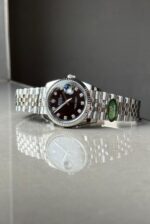 DateJust 36 SS 126233 ARF 1:1 Best Edition Black Diamonds Dial on Jubilee Bracelet SH3235 - Image 4