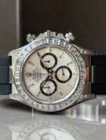 daytona custom daytona 4131 moissanite diamond dial oysterflex barcelet - Image 4