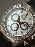daytona custom daytona 4131 moissanite diamond dial oysterflex barcelet - Image 3