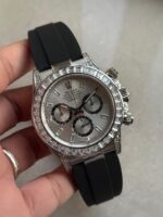 Rolex Daytona custom Daytona 4131 Moissanite Diamond Dial Oysterflex Bracelet