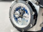 Royal Oak Offshore Rubens Barrichello Ii 26078PO Blue Dial Blue leather Strap - Image 6