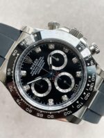 Daytona SS116500LN BTF Best Black Dial Diamond Markers On Rubber Strap A4130 - Image 3