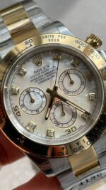 Daytona 116503 Two Tone Yellow Gold Real MOP Diamond Dial Clean 1:1 Best SA4130 - Image 5