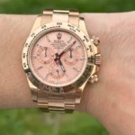 Daytona 116505 904L RG VF 1:1 Best Edition Pink Crystal Dial On 904L RG Bracelet DD4130 Super Clone