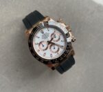 Rolex Daytona 116515 RG BTF 1:1 Best Edition White Dial on Oysterflex Rubber Strap SA4130 - Image 3