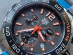 TAG Formula 1 Chronograph CAZ101AH.BA0842 43mm OGF SS Strap Grey Orange Dial - Image 3