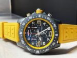 Breitling Endurance pro OGF 44mm Black dial Yellow Rubber Strap quartz movement - Image 5