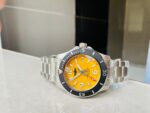 Breitling Superocean Automatic 44 TF 1:1 Best Edition Yellow Dial Black Bezel on SS Strap A2824 - Image 6