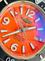 Breitling Superocean Automatic 44 BLSF 1:1 Best Edition orange Dial Black Bezel on SS Strap A2824 - Image 2