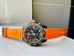 Breitling Endurance pro OGF 44mm Black dial orange Rubber Strap quartz movement - Image 7