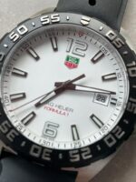 TAG HEUER FORMULA 1 White Dial Rubber Strap Swiss Rhonda Quart Super Clone - Image 4