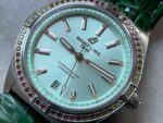 Breitling Chronomat 36mm u77310591u1 Green Leather strap Light Green dial GF Factory - Image 3