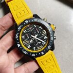 Breitling Endurance pro OGF 44mm Black dial Yellow Rubber Strap quartz movement