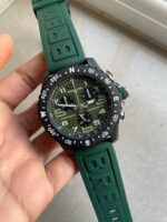 Breitling Endurance pro OGF 44mm Army green dial green Rubber Strap quartz movement