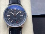 Breitling Navitimer Automatic A17326241B1P1 Black Leather Strap 41mm Super Clone