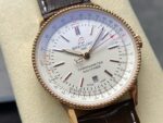 Breitling Navitimer Rose Gold White Dial BLS Factory 41mm Super Clone - Image 5