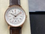 Breitling Navitimer Rose Gold White Dial BLS Factory 41mm Super Clone