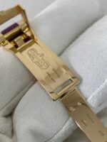Rolex Cosmograph Daytona Purple Custom 18K Solid Gold + Natural Gemstone Watch 40mm Super Clone - Image 7