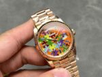 Rolex Day-Date 128235 Puzzle Emoji Jigsaw Motif Dial 36mm Super Clone - Image 2