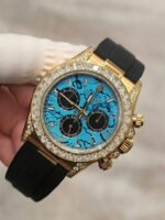 Rolex Daytona 126538TBR Turquoise Diamond Oysterflex Strap FH Factory 40mm Super Clone - Image 2
