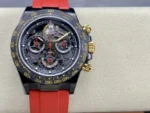 Rolex Daytona By Blaken Skeleton Dial Rubber Strap Red 40mm Super Clone