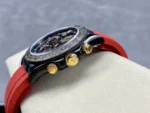 Rolex Daytona By Blaken Skeleton Dial Rubber Strap Red 40mm Super Clone - Image 6