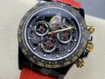 Rolex Daytona By Blaken Skeleton Dial Rubber Strap Red 40mm Super Clone - Image 3