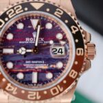 Rolex GMT-Master II 126715CHNR Rose Gold Tiger Eye Stone Dial 40mm Super Clone - Image 4