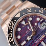 Rolex GMT-Master II 126715CHNR Rose Gold Tiger Eye Stone Dial 40mm Super Clone - Image 7