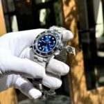 Rolex Submariner Blue Dial Moissanite Diamonds + Synthetic Sapphire 41mm Super Clone - Image 2