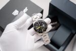 Tag Heuer Aquarace Super Clone Watch Black Dial Metal Strap 41mm - Image 2