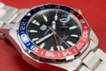 Tag Heuer Super Clone Aquaracer Black Dial Metal Wire 43mm - Image 2
