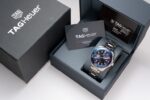 Tag Heuer Super Clone Watch Aquaracer Henrik Lundqvist Blue Dial 43mm - Image 5