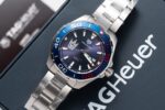 Tag Heuer Super Clone Watch Aquaracer Henrik Lundqvist Blue Dial 43mm