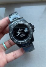 Rolex Submariner DiW 904L DLC Graduated Blue Dial on DLC Strap VSF VS3135 Super Clone