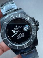 Rolex Submariner DiW 904L DLC Graduated Blue Dial on DLC Strap VSF VS3135 Super Clone - Image 2