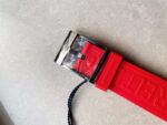 Breitling Avenger GMT SS GF 1:1 Best Edition Black Dial Stick Markers on RED rubber Strap A2836 V2 limited edition - Image 8