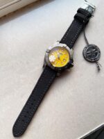 Breitling Avenger II Seawolf PVD GF 1:1 Best Edition Yellow Dial on Black Rubber Strap A2824 V2 - Image 6