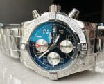 Breitling Avenger II Chronograph 43mm SS GF 1:1 Best Edition Gray/White Dial on SS Bracelet A7750 - Image 2
