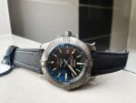 BREITLING AVENGER BLACKBIRD 44MM DLC GF 1:1 BEST EDITION TITANIUM CASE BLACK DIAL ON BLACK RUBBER STRAP A2824 V4 - Image 6